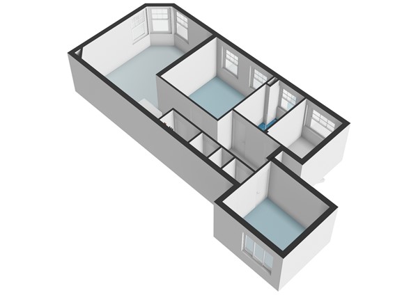 Floor plan - Adriaan van Bergenstraat 2-3, 1056 JW Amsterdam 